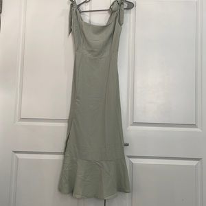 Sage Green Midi Dress